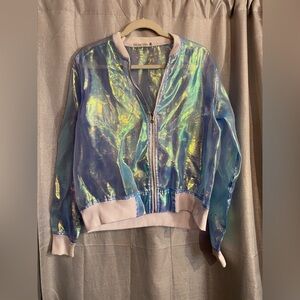Iridescent Bomber Jacket